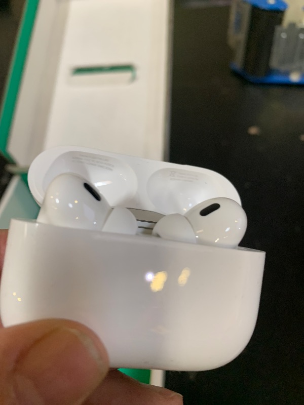 Photo 1 of Apple AirPods Pro (2nd Generation) with MagSafe Charging Case (USB-C) (Renewed Premium)