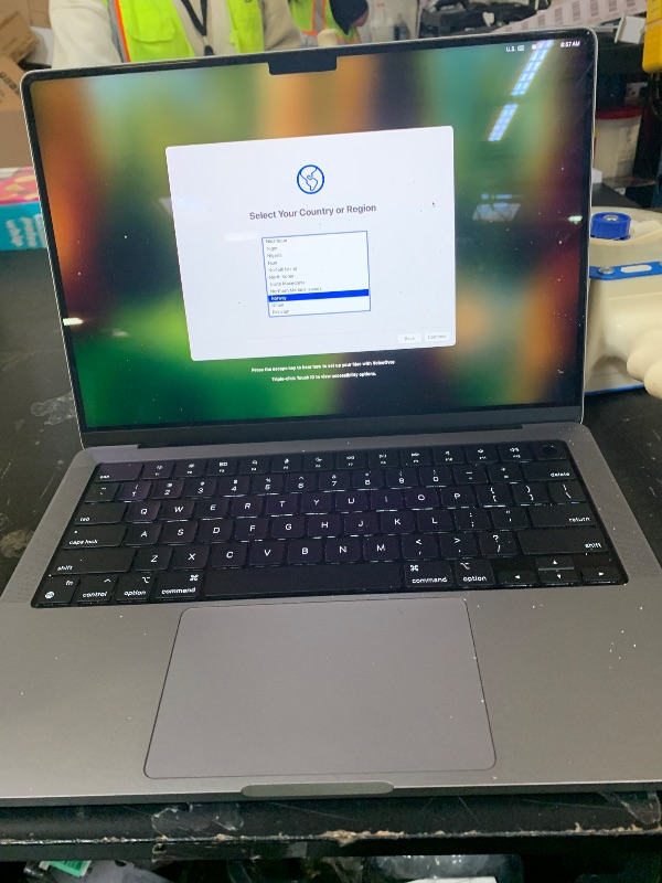 Photo 1 of Apple 2021 MacBook Pro M1 Pro chip (14-inch, 16GB RAM, 512GB SSD) - Space Gray (Renewed Premium)