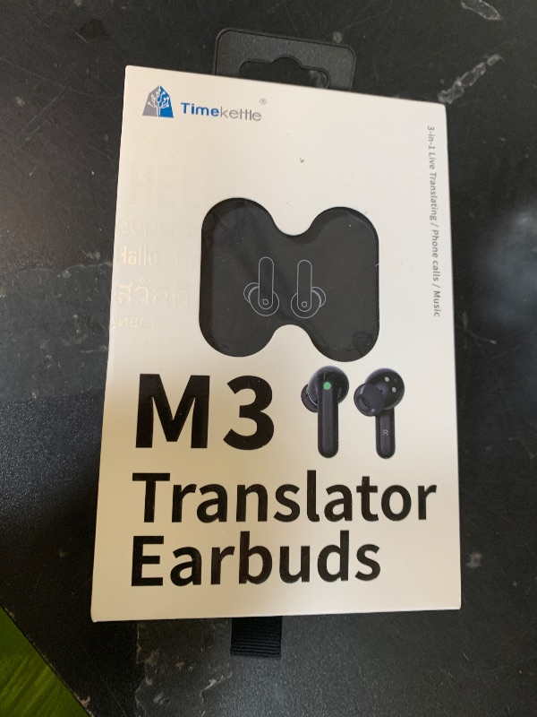 Photo 1 of Timekettle M3 3 in 1 Language Translation Earbuds,43 Languages & 96 Accents, Offline Translator, No Subscription,for Exploring Expat Life Freely, APP Compatible with iOS & Android