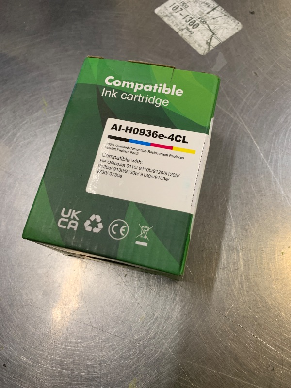 Photo 1 of 936XL (936e) Ink Cartridges Combo Pack Replacement for HP 936 e XL for OfficeJet 9122e Pro 9125e 9130e 9135e 9120e 9128e 9110b 9110e 9120b 9128 9130 9130b 9135 for HP936 Black Cyan Magenta Yellow