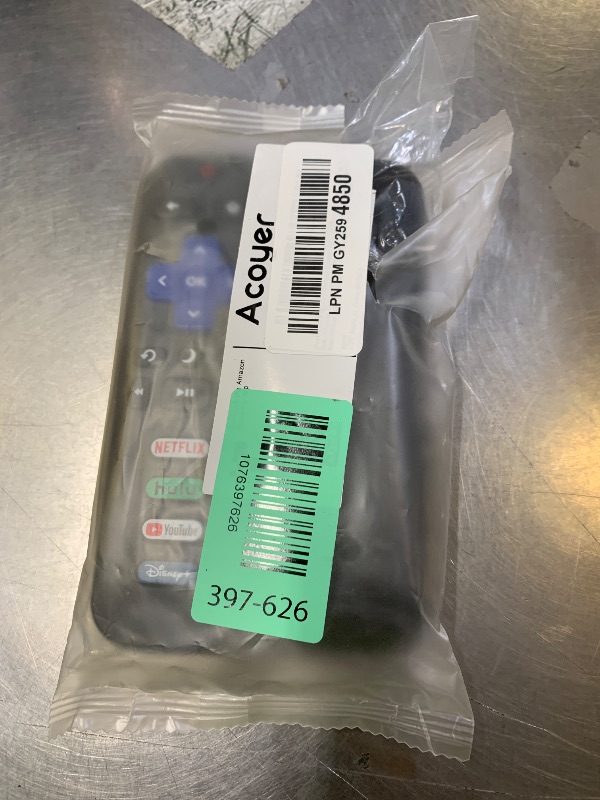 Photo 1 of (Pack of 2) Replacement Remote Control Only for Roku TV, Compatible for TCL Roku/Hisense Roku/Onn Roku/Sharp Roku/Element Roku/Westinghouse Roku/Philips Roku Smart TVs (Not for Roku Stick and Box)