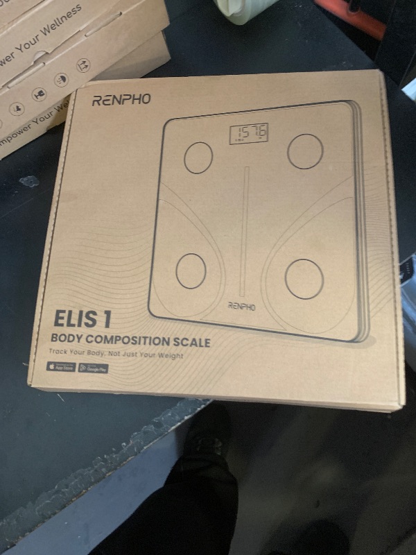 Photo 1 of RENPHO Smart Scale for Body Weight, FSA&HSA Eligible, Digital Bathroom Scale BMI Weighing Bluetooth Body Fat Scale, Body Composition Monitor Health Analyzer with Smartphone App, 400 lbs - Elis 1