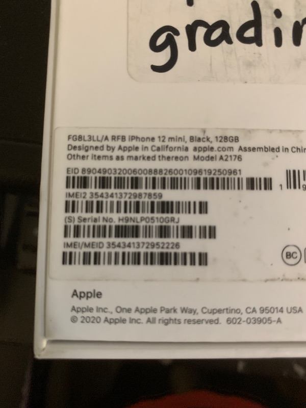 Photo 1 of Apple iPhone 12 Mini, 128GB, Blue - Unlocked (Renewed Premium)
