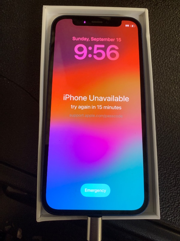 Photo 1 of Apple iPhone 12 Mini, 128GB, Blue - Unlocked (Renewed Premium)