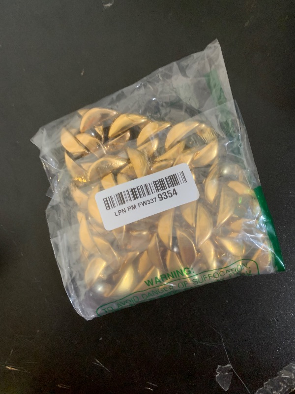 Photo 1 of Big Dog Chain Collar, 32mm Cuban Chain Link Collar with Design Safety Buckle, 18k Gold 316L Martingale Collars, Stainless Steel Durable Chewy for All Breeds Medium/Large Dogs