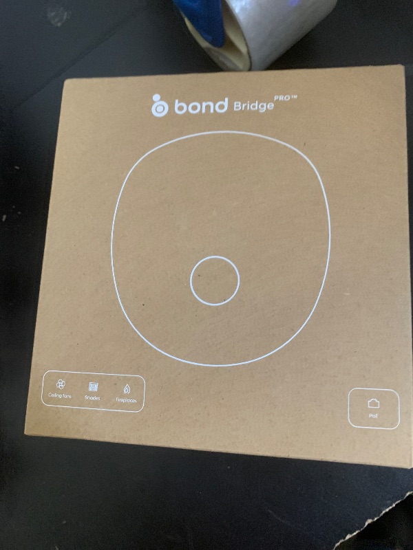 Photo 1 of BOND BRIDGE PRO | Add Wi-Fi to Motorized Shades | Ceiling Fans and Fireplaces| Ethernet port & PoE | Compatible with Alexa, Google Home and App