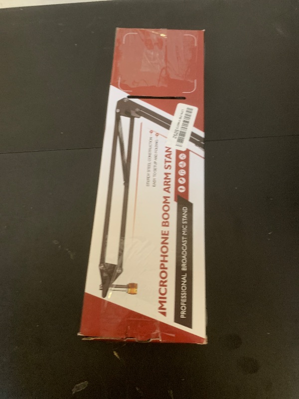 Photo 1 of SUNMON Rode NT-USB Mic Boom Arm - Mic Arm for RODE NT-USB/NT-USB+/NT-USB Mini and Most Microphone, Adjustable Boom Scissor Arm Stand with 3/8" to 5/8" Adapter by SUNMON