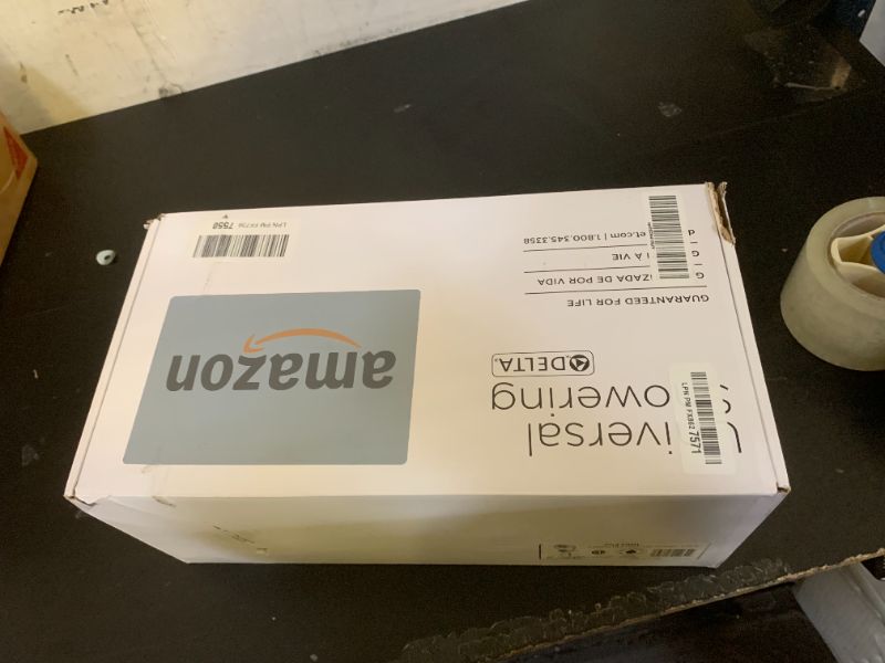 Photo 1 of Delta 5-Setting HydroRain 2-in-1 Dual Shower Head with ProClean Spray, Matte Black High Pressure Shower Head with Handheld Spray, 1.75 GPM Flow Rate, Matte Black 75419BL