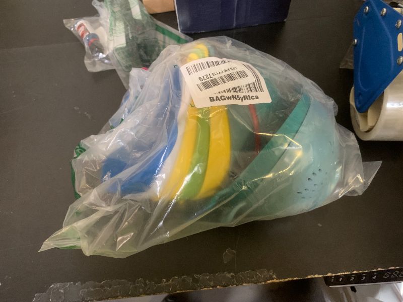 Photo 1 of 10 Pack 6-inch Mini Plastic Colander, BPA-Free Kitchen Dishwasher Safe Strainer with Double Handles for Berries Vegetables Fruits, 8 Colors