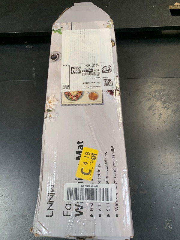 Photo 1 of **INCOMPLETE, MISSING POWER CORD** Extra Large Food Warming Mat with Heat-Resistant Pad, 36X15 Inch, 6 Temperature & 6 Timer Settings, Child Lock Safety, Fits More Dishes for Family Dinners and Parties