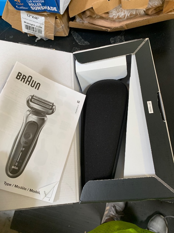 Photo 1 of Braun Series 7 7032cs Flex Electric Razor for Men, Wet & Dry, Electric Razor, Rechargeable, Cordless Foil Shaver with Beard Trimmer and Charging Stand, Silver