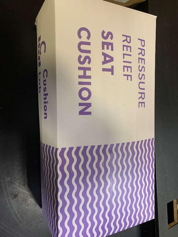 Photo 1 of C CUSHION LAB Patented Pressure Relief Seat Cushion for Long Sitting Hours on Office/Home Chair, Car, Wheelchair - Extra-Dense Memory Foam for Hip, Tailbone, Coccyx, Sciatica - Wellness Green