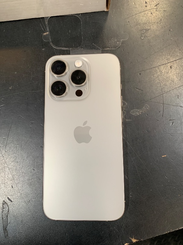 Photo 1 of Apple iPhone 15 Pro, 256GB, Natural Titanium - Unlocked (Renewed)