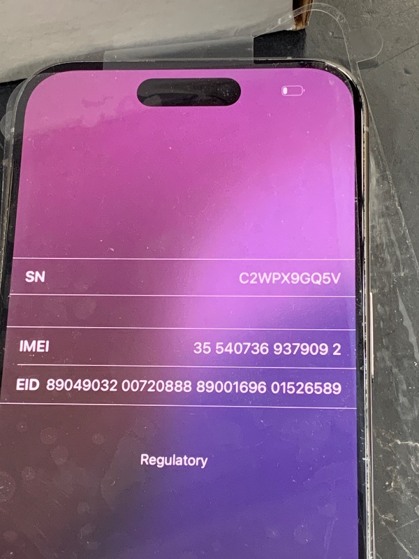 Photo 1 of Apple iPhone 15 Pro, 256GB, Natural Titanium - Unlocked (Renewed)