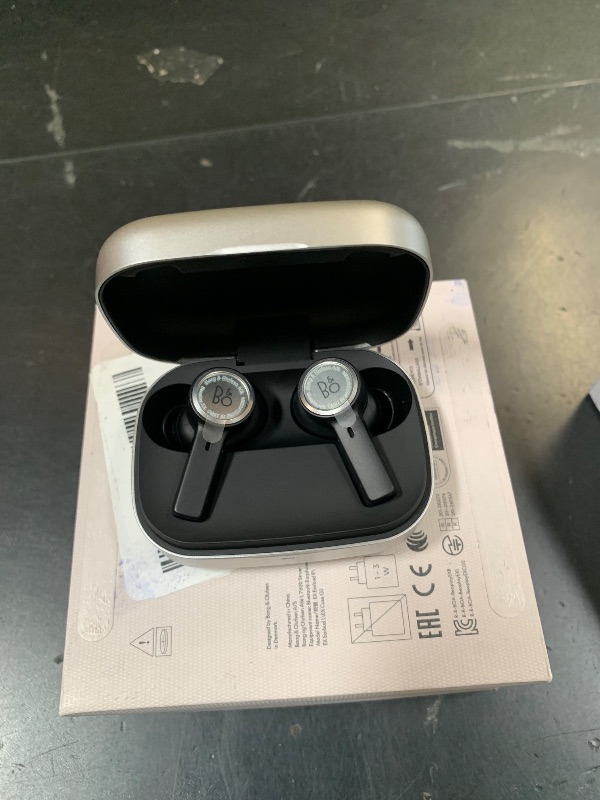 Photo 1 of Bang & Olufsen Beoplay Eleven Premium Wireless in-Ear Earbuds with Bluetooth 5.2 and Active Noise Cancellation, Natural Aluminum