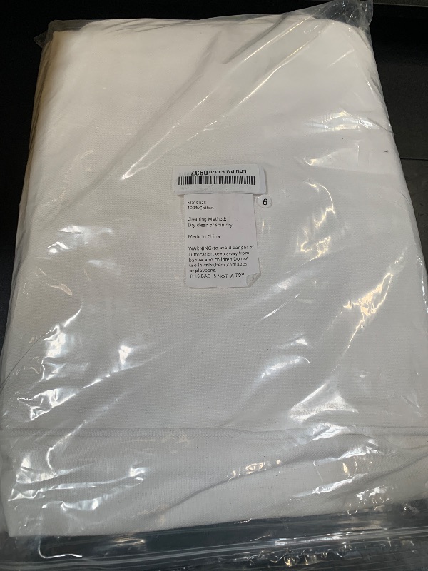View 2 of The Heavy Cotton Ektorp Sofa Cover Replacement is Made Compatible for IKEA Ektorp Armchair (White Chair)