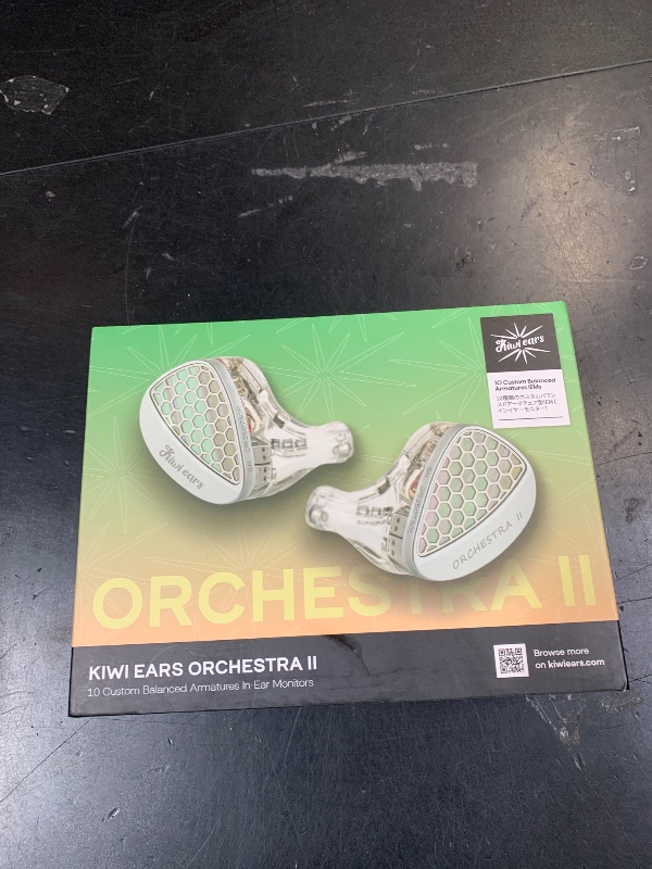 Photo 1 of Linsoul Kiwi Ears Orchestra II 10BA Professional in-Ear Monitor, HiFi Wired IEM Earbuds with Superlative Tonal Balance, Handcrafts Shell for All Individuals and Music Genres (Silver)