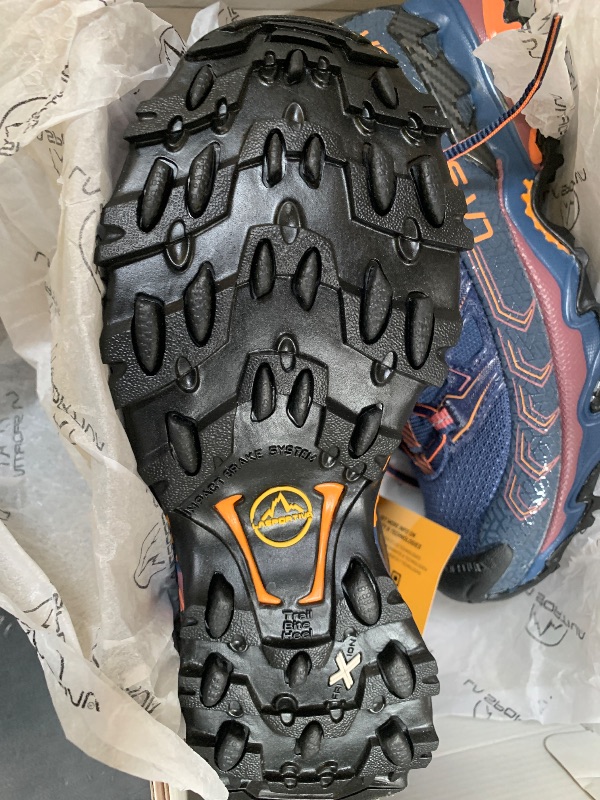 Photo 1 of La Sportiva Women's Ultra Raptor II Trail Running Shoes, Denim/Rouge, 5.5-6