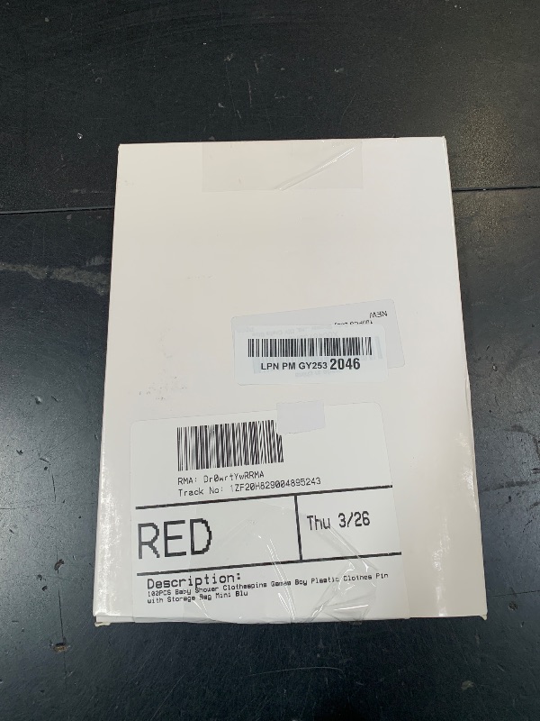 Photo 1 of 100PCS Baby Shower Clothespins Games Boy Plastic Clothes Pin with Storage Bag Mini Blue Pin Bulk 1.4 inch for Party Decorations, DIY Crafts