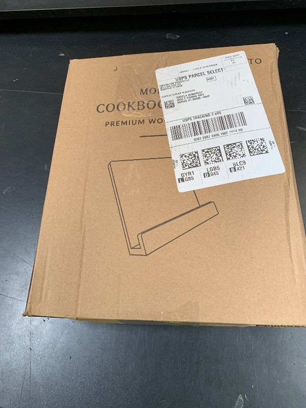 Photo 1 of **BROKEN, CAN BE FIXED** Beautiful Cookbook Stand for Your Kitchen Counter - Solid Wood Stand Easily Keeps Cook or Recipe Books Open for Convenient Cooking - Perfectly Fits Your iPad/Tablet and Enhances Any Kitchen Decor