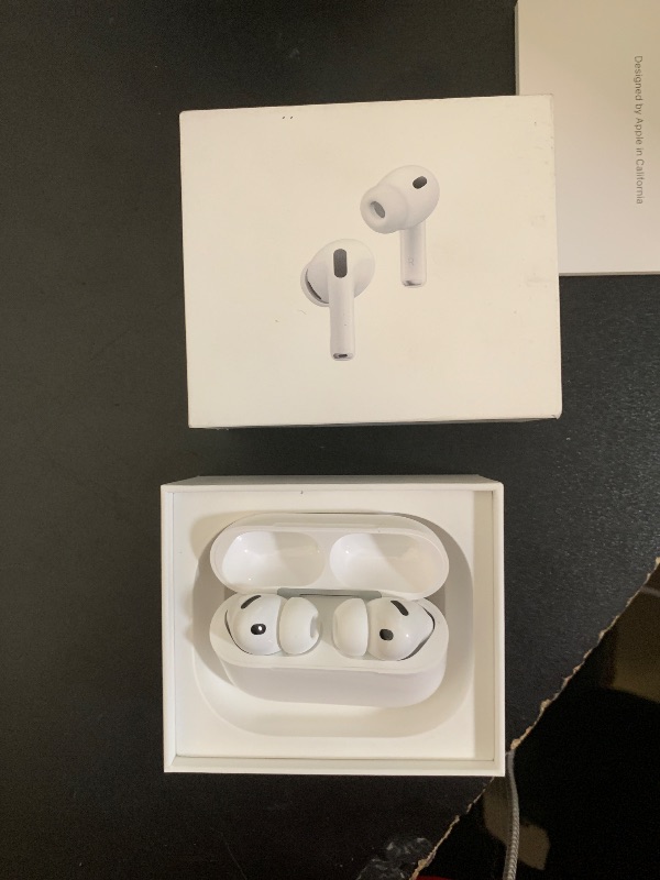 Photo 1 of Apple AirPods Pro 3 Wireless Earbuds, Active Noise Cancellation, Live Translation, Heart Rate Sensing, Hearing Aid Feature, Bluetooth Headphones, Spatial Audio, High-Fidelity Sound, USB-C Charging
