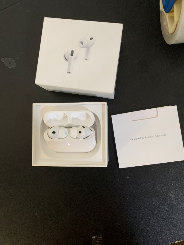 Photo 1 of Apple AirPods Pro 3 Wireless Earbuds, Active Noise Cancellation, Live Translation, Heart Rate Sensing, Hearing Aid Feature, Bluetooth Headphones, Spatial Audio, High-Fidelity Sound, USB-C Charging