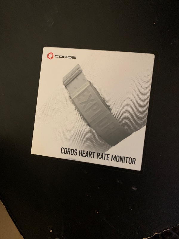 Photo 1 of COROS Heart Rate Monitor, Comfort, Easy to wear, Auto-wear Detection, Advanced Sensor, Precise Data, Bluetooth, 38 Hours Battery Life, Connects up to 3 Devices at Once, for Run and Bike-Grey