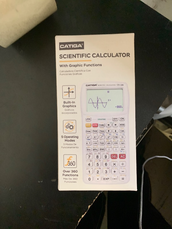 Photo 1 of CATIGA Scientific Calculator with Graphic Functions - Multiple Modes with Intuitive Interface - Perfect for Students of Beginner and Advanced Courses, High School or College