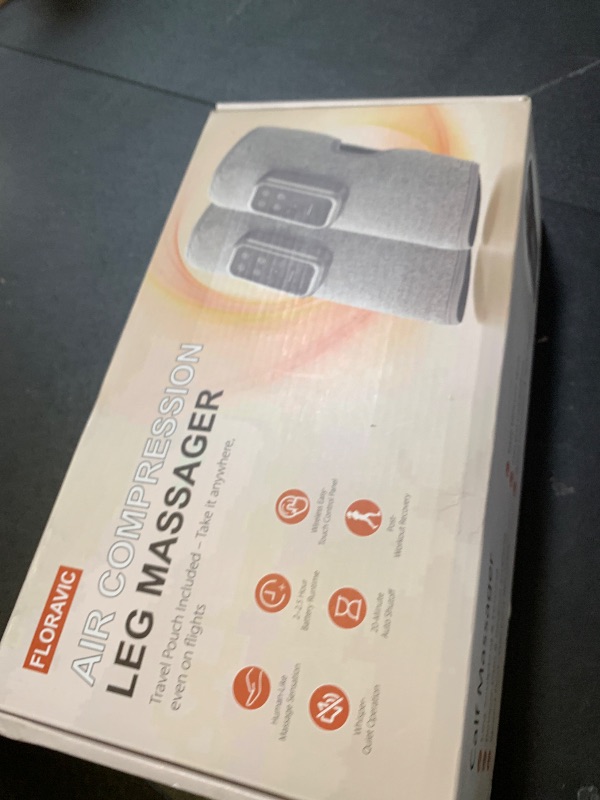 Photo 1 of **********MISSING PARTS*******
FLORAVIC Mother Gifts for Daily Pain & Comfort Use, Cordless Leg Compression Massager with Heat, Calf Massager with Adjustable Wraps, Relaxing Gifts for Women, Him, Her, Dad, Runner & Seniors