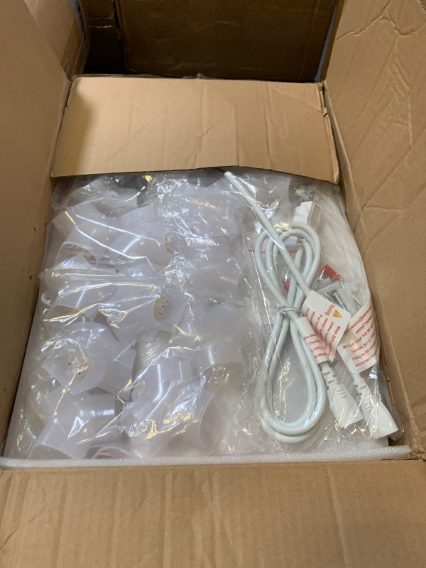 Photo 1 of LZHOME Hexagon LED Garage Light: 25 Pack Updated Bigger Size, 26400LM Super Bright Car Detailing Ceiling LED Shop Light for Warehouse Workshop Gym Basement Car Care Wash Room