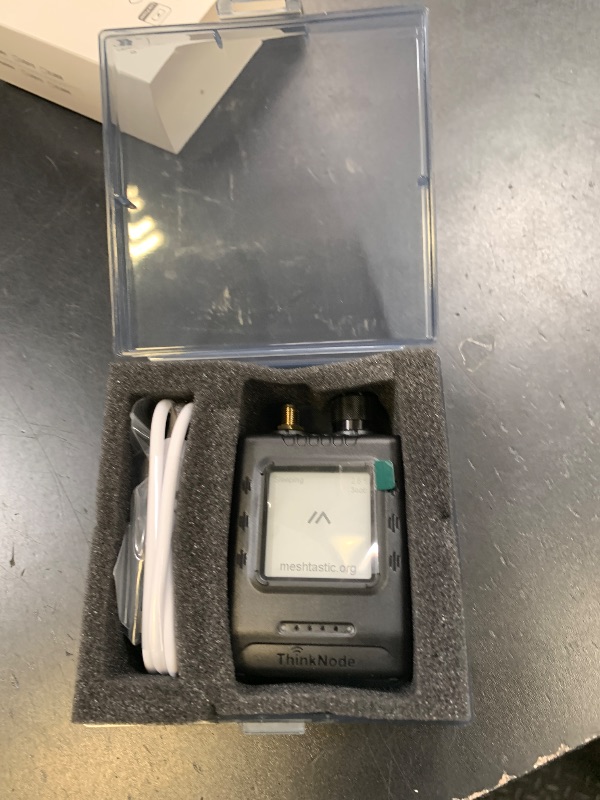 Photo 1 of ELECROW Meshtastic LoRa Transceiver with GPS and nRF52840 - ThinkNode M1 with 1.54" EPD Screen and Case, SX1262 Wireless Module 915MHz, 1200mAh Battery, Long-Range Wireless Communication Device