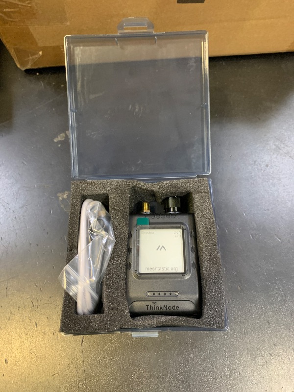 Photo 1 of ELECROW Meshtastic LoRa Transceiver with GPS and nRF52840 - ThinkNode M1 with 1.54" EPD Screen and Case, SX1262 Wireless Module 915MHz, 1200mAh Battery, Long-Range Wireless Communication Device