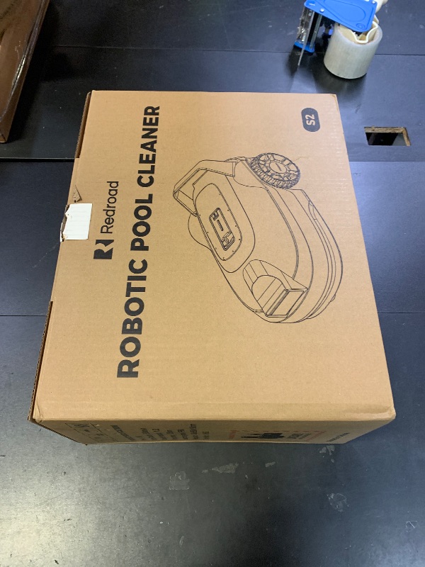 Photo 1 of Redroad Robotic Pool Cleaner with Dual-Drive Motors,Dual-Layer Filtration, 180Min Runtime, Powerful Cordless Pool Vacuum for Above-Ground & Flat Pools,Auto-Parking Design,Double Suction Port