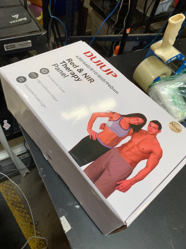 Photo 1 of Red Light Therapy Panel, Multiple Adjustable Light Therapy for Body and Face with Timer and Remote, 70 LEDs, Touch Screen Red Near Infrared Light Panel 630-940nm for Skin Health, Energy, Recovery