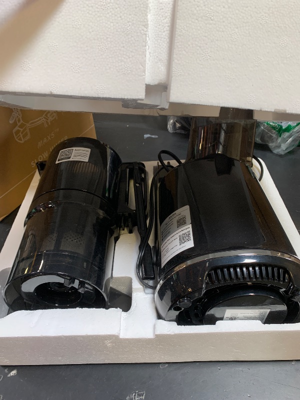 Photo 1 of Cold Press Juicer, 5.3" Extra Large Wide Mouth, Aeitto Slow Juicer Machines, High Juice Yield, Fit Whole Vegetables & Fruits, Professional Juice Extractor Machine,Self Feeding, Easy to Clean