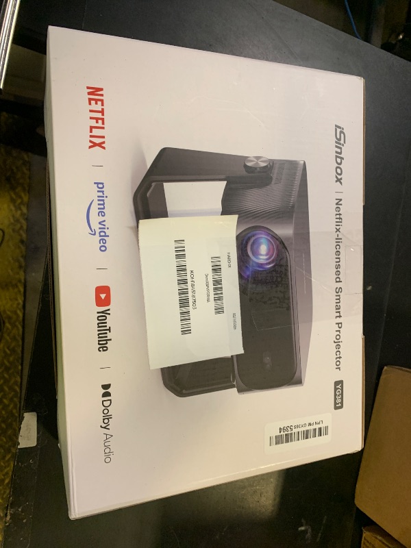 Photo 1 of [2000 ANSI/Auto Focus & Keystone/Built-in APP] 4K Outdoor Projector with Wifi and Bluetooth, Smart Portable Projector with Built in Apps YouTube/PrimeVideo & Dolby, Home Theater Projector with HDR10+