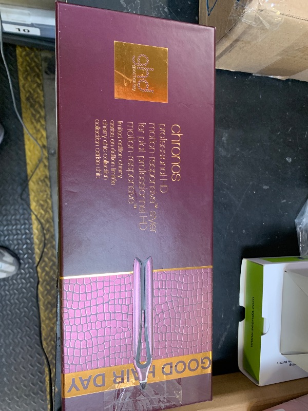 Photo 1 of ghd Chronos Styler - 1” Smart Flat Iron Hair Straightener with HD Motion-Responsive Technology, Faster Styling, 24-Hour Results, More Shine, Less Frizz & No Heat Damage - Limited Edition Cherry Chic