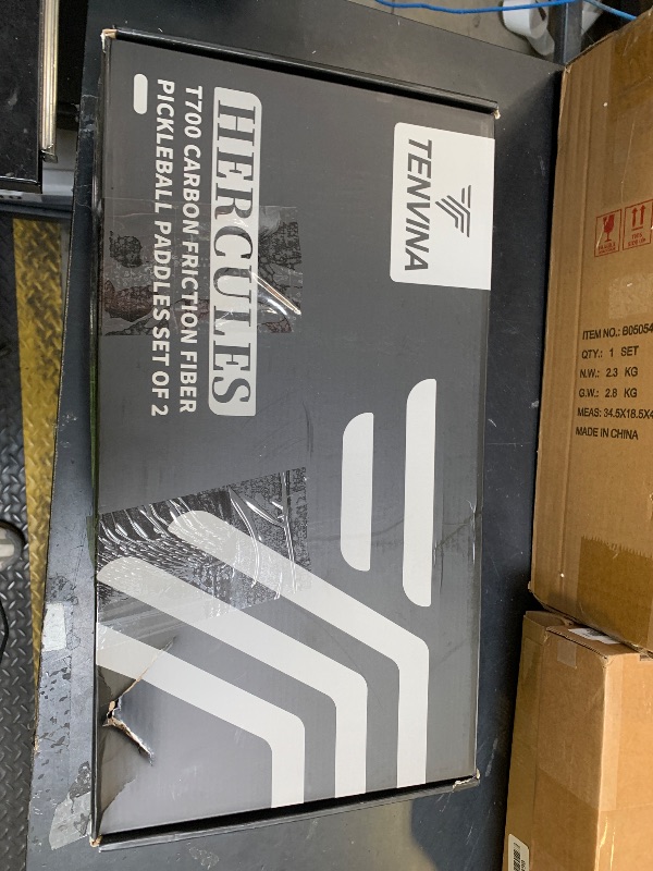 Photo 1 of TENVINA Pickleball Paddles Set of 2, Multi-Layer T700SC Textured Carbon Fiber Pickleball Paddle, 16MM Thicknesses Pickle Ball Paddle, Strong Spin & Power Surface of USAPA Approved Pickle Racket