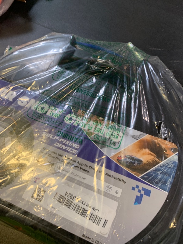 Photo 1 of Snow-Chains Auto Fixing 1 Min Quick Fit Easy Installation Tire-Chains, Portable Reusable Universal Emergency Tire Traction Chain for Passenger Car, Pickup Trucks and SUV - Set of 2 (HKN-70)