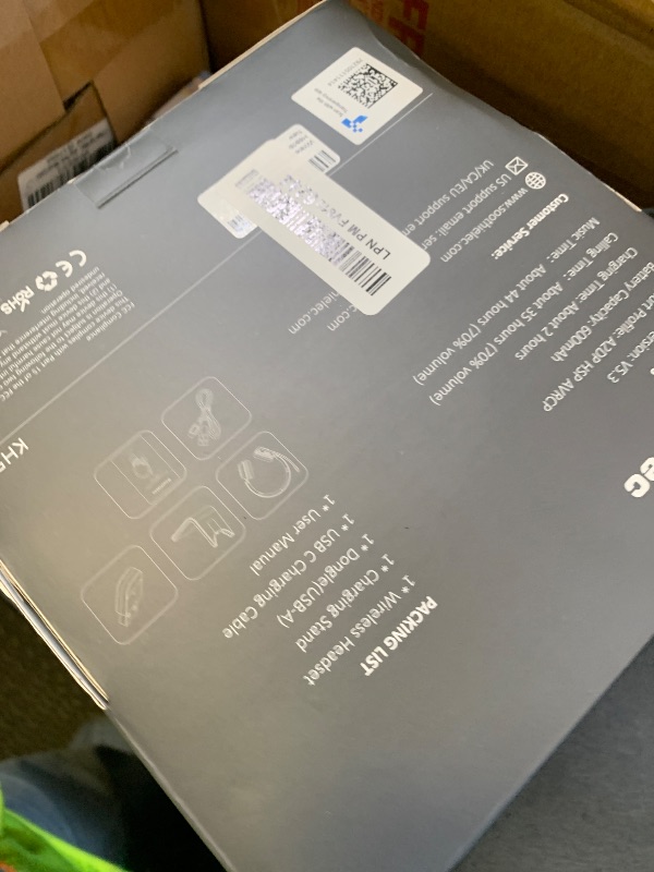 Photo 1 of (Upgraded Version) Wireless Headset, Bluetooth Headset with Noise Cancelling Microphone, Best Headphones with Mic Mute & USB Dongle for PC/Computer/Laptop/Cell Phones/Remote Work/Call Center