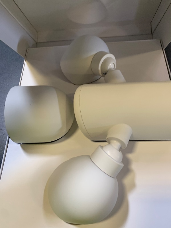 Photo 1 of Google Nest Cam with Floodlight - Outdoor Camera - Floodlight Security Camera, White, 1 Count (Pack of 1)