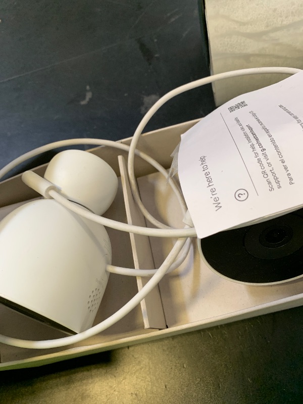 Photo 1 of Google Nest Cam Outdoor (Wired, 2nd Gen) - 2 Pack - Security Camera with 2K Video and Gemini, Night Vision, 2-Way Audio - Works with Google Home - 2025 Model - Snow