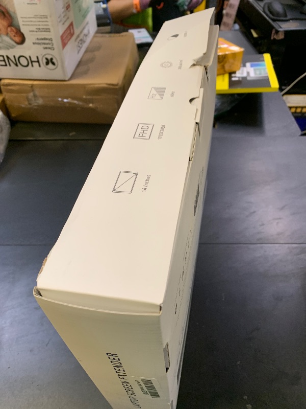 Photo 1 of FEZOBR Laptop Screen Extender, 14'' FHD 1080P IPS Portable Monitor for Laptop, Triple Screen Extender Monitor Plug-Play for Mac/Windows/Chrome, Fit 13”-17.3” Laptops