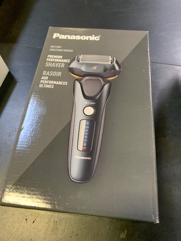 Photo 1 of Panasonic ARC5 Electric Razor for Men with Pop-Up Trimmer, Wet/Dry 5-Blade Shaver, Men's Electric Razors for Shaving Face with Intelligent Shave Sensor and 16D Pivoting Head, ES-LV67-K (Black)
