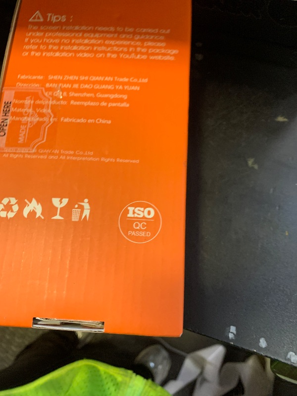 Photo 1 of Original Screen for Google Pixel 9a 5G Screen Replacement for Pixel 9a LCD Screen GXQ96, GTF7P, G3Y12 Touch Display Digitizer Assembly Repair Parts No Frame(Black