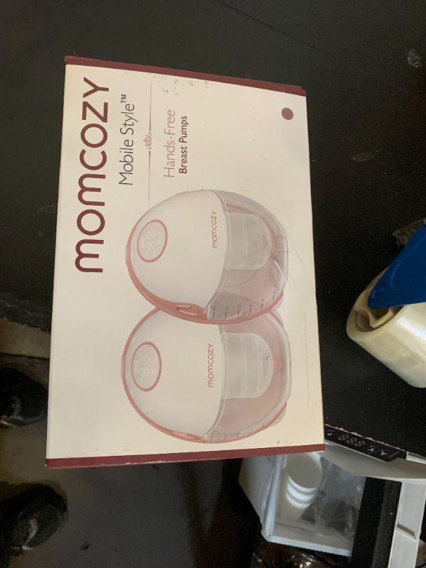 Photo 1 of Momcozy Breast Pump Hands Free Mobile Style | M6, Wearable Breastfeeding Pump Ideal Rhythm for More Milk, DoubleFit Flange More Fit & Discreet with 3 Modes & 9 Levels, 24mm - 2 Pack Cozy Red