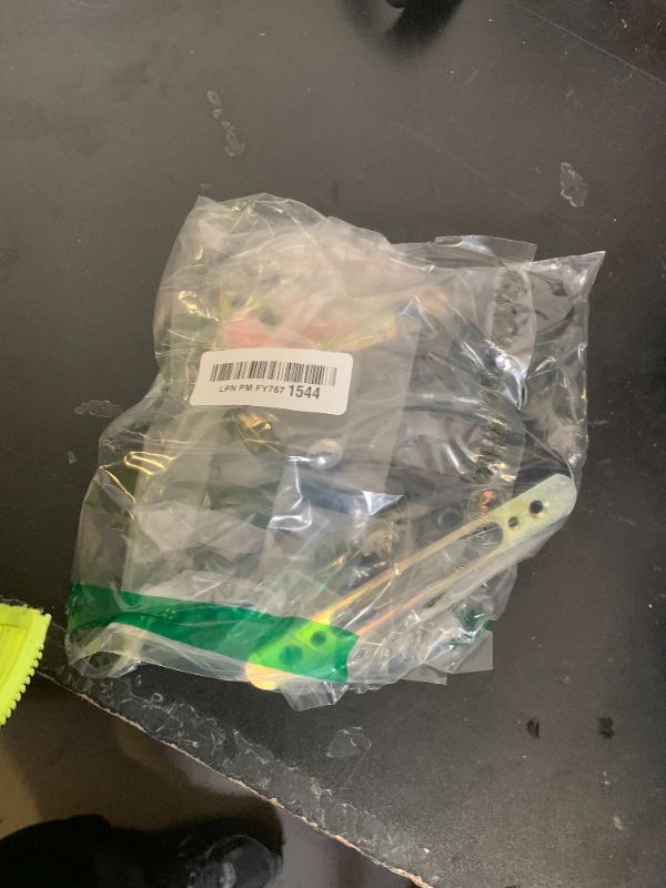 Photo 1 of ALLYWASAI Patio Sliding Door Handle Set with Mortise Lock, Key Cylinder and Keeper, Replacement Handle Lock Set Fits Door Thickness from 1-1/2" to 2-1/4", 3-15/16" Screw Hole Spacing, Keyed, Black