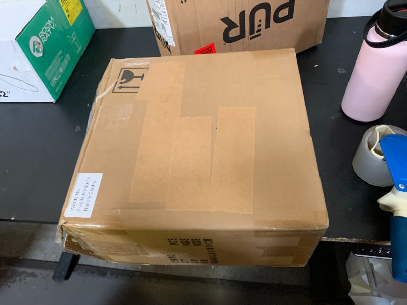 Photo 1 of Geelin 6 Pack Acrylic Risers for Display Acrylic Cube Boxes Risers Display Stands with Hollow Bottoms Decorative Stand for Jewelry Candy Table Decor 6 Sizes(Black,7 to 12 Inch,Square)