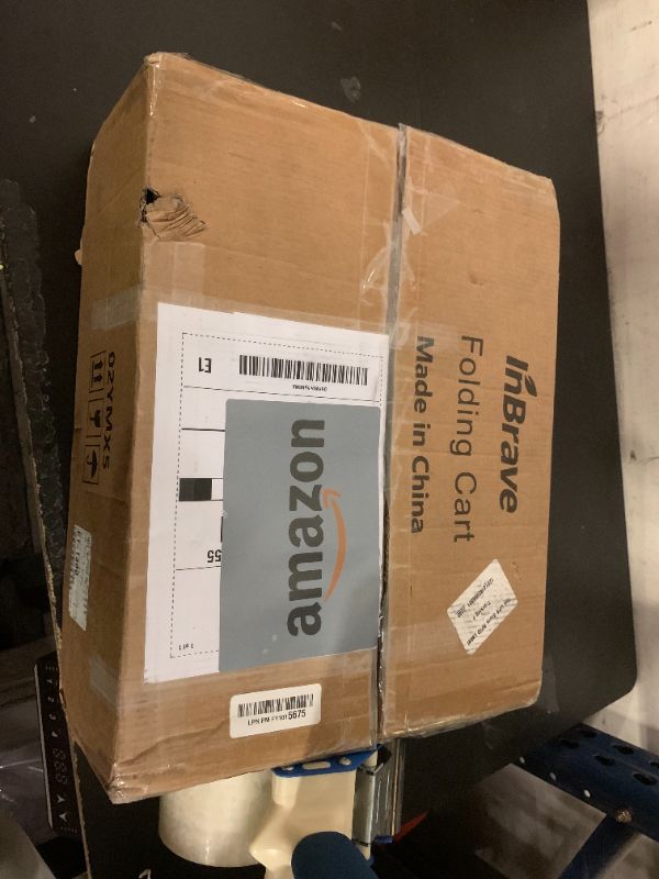 Photo 1 of Collapsible Wagon Cart Foldable Beach Wagon with All-Terrain Wheels - 380 LBS Heavy Duty Grocery Cart for Shopping, Beach, Camping, Sports, Garden (Black)