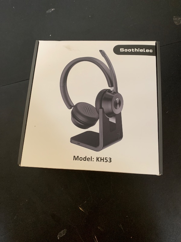 Photo 1 of (Upgraded Version) Wireless Headset, Bluetooth Headset with Noise Cancelling Microphone, Best Headphones with Mic Mute & USB Dongle for PC/Computer/Laptop/Cell Phones/Remote Work/Call Center